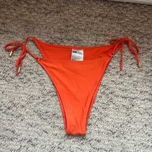 H&M Orange Women’s Bikini Bottoms Size 2